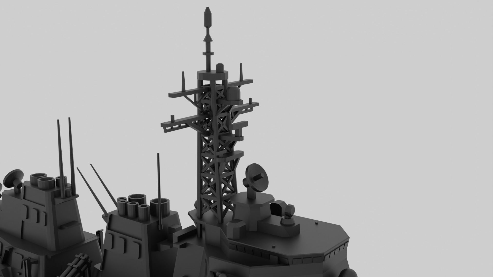 JS Kirishima - Model for small scale printing 3D print model_5