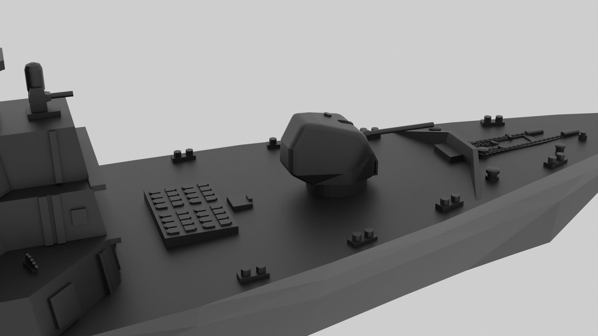 JS Kirishima - Model for small scale printing 3D print model_3