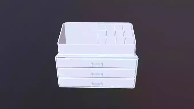 Jewellery Box Cosmetic Storage 3D model