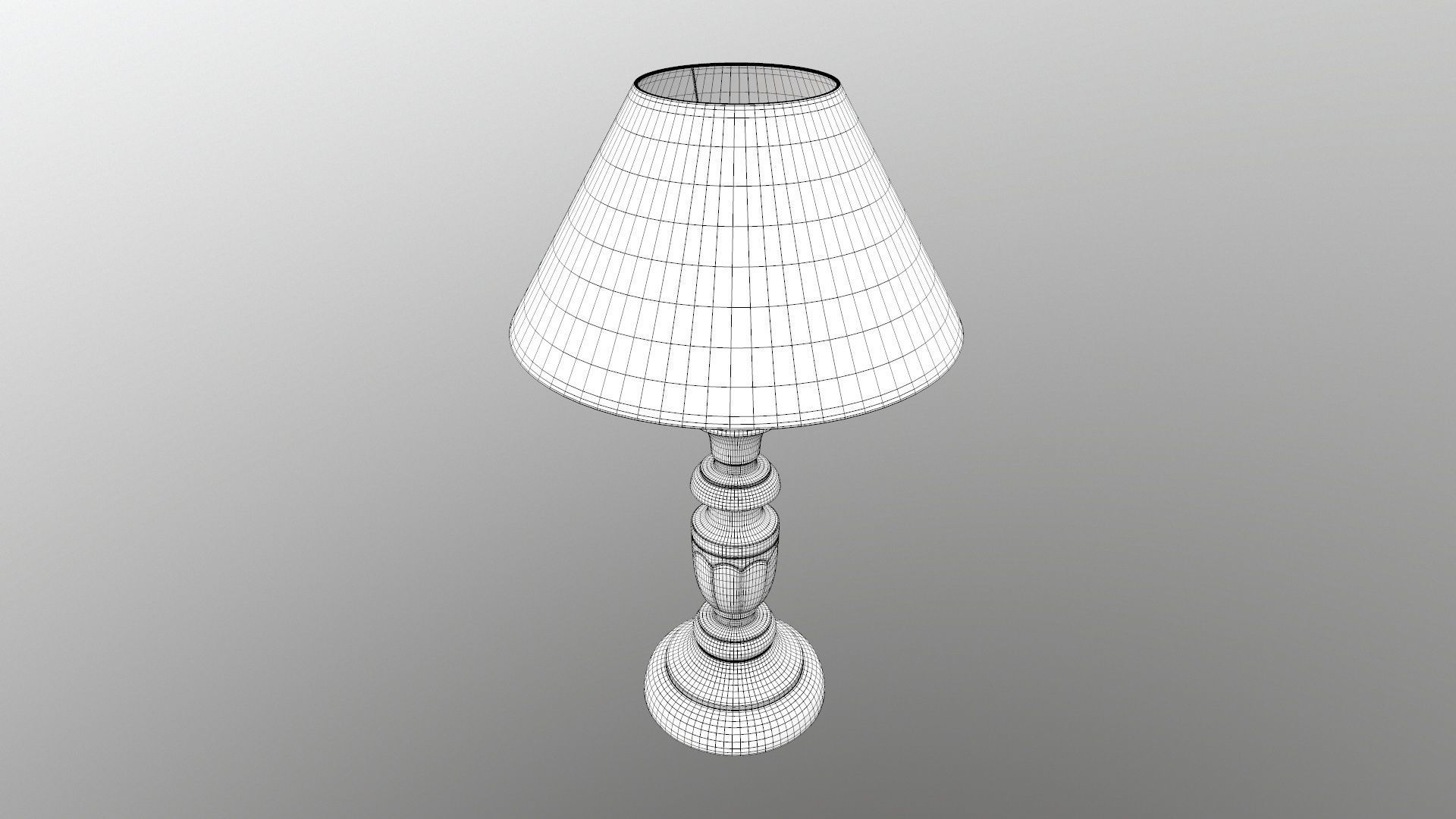 Table Lamp 3D model_8