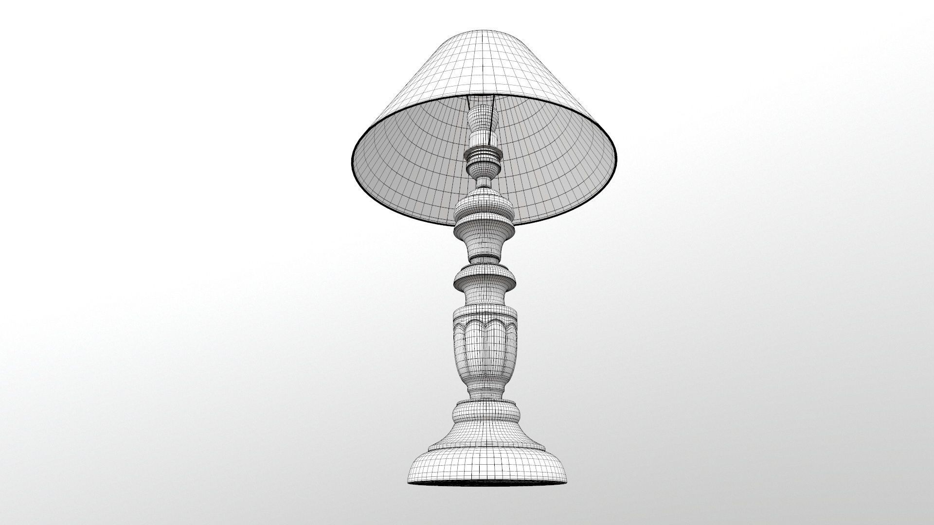 Table Lamp 3D model_10