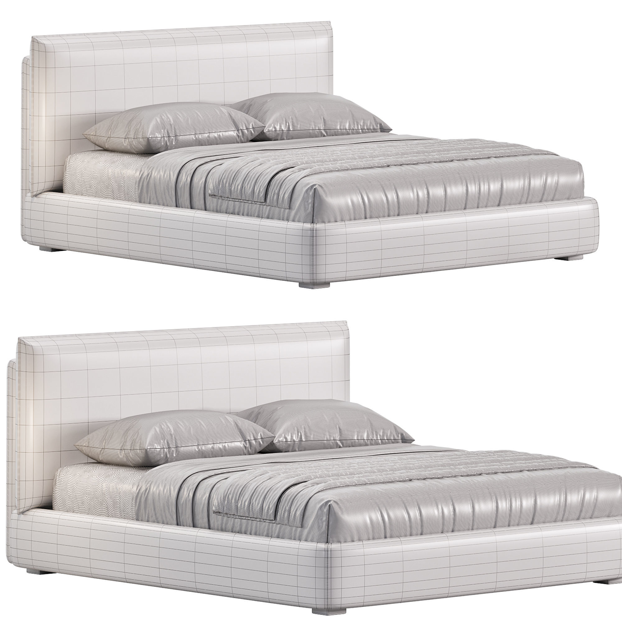  Bed LOTUS 3D model_6