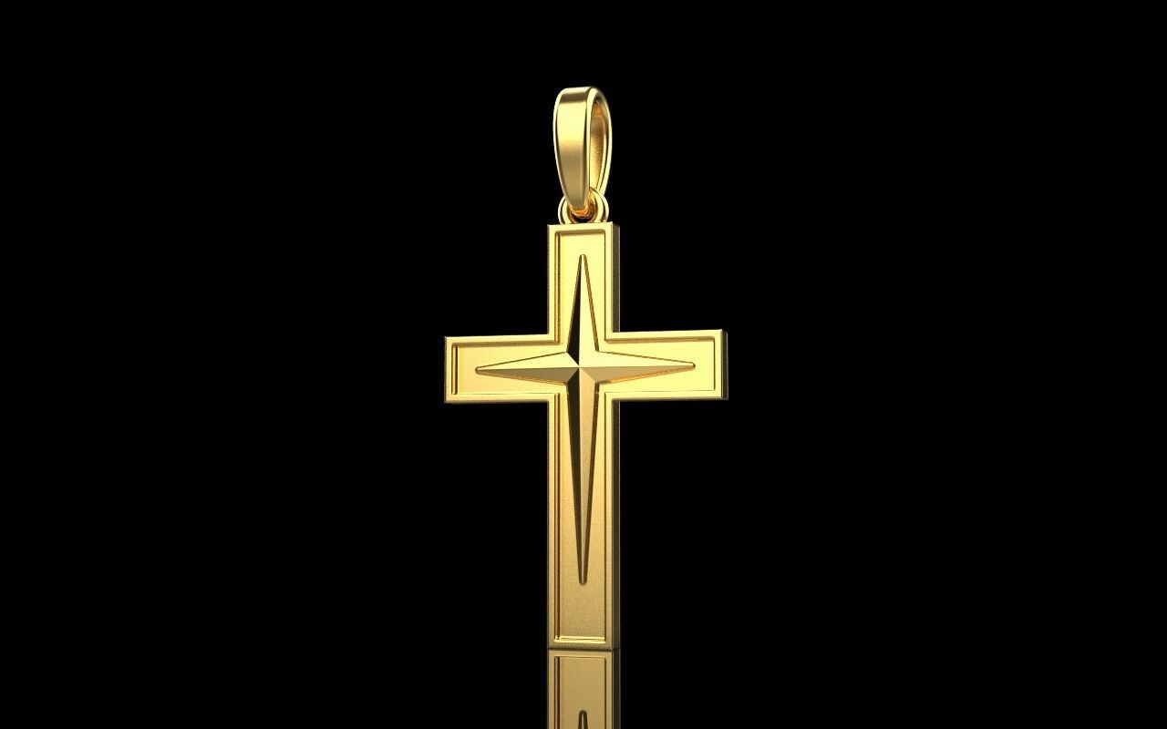 Cross model 553 3D print model_1