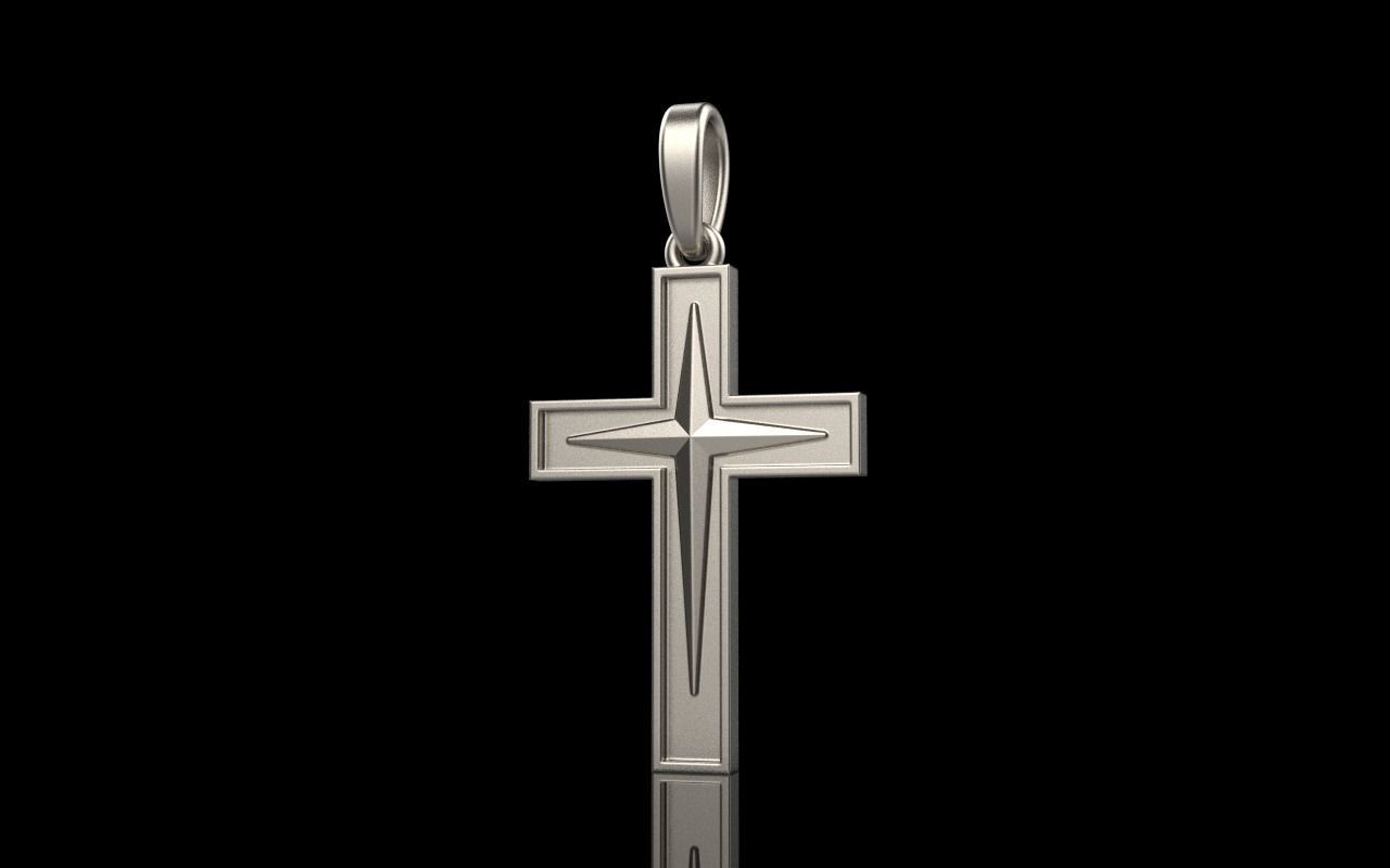 Cross model 553 3D print model_2