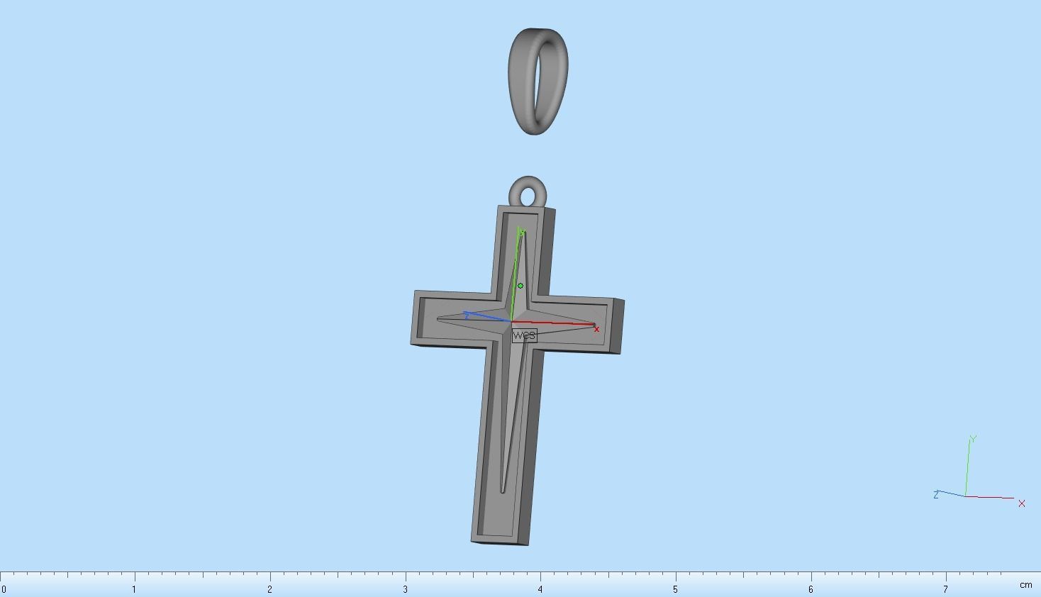 Cross model 553 3D print model_9