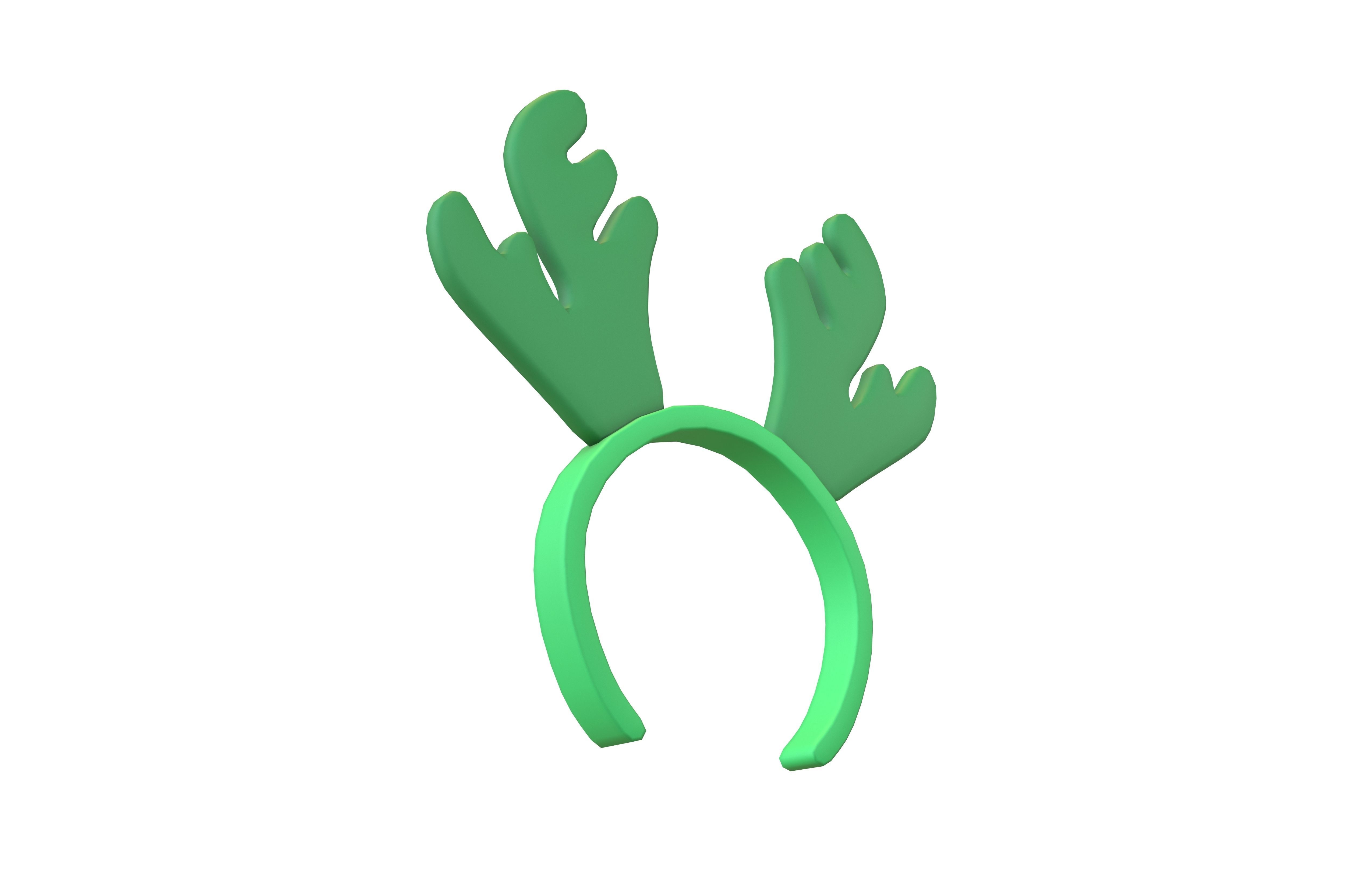 Rudolf Headband v1 003 Low-poly 3D model_3