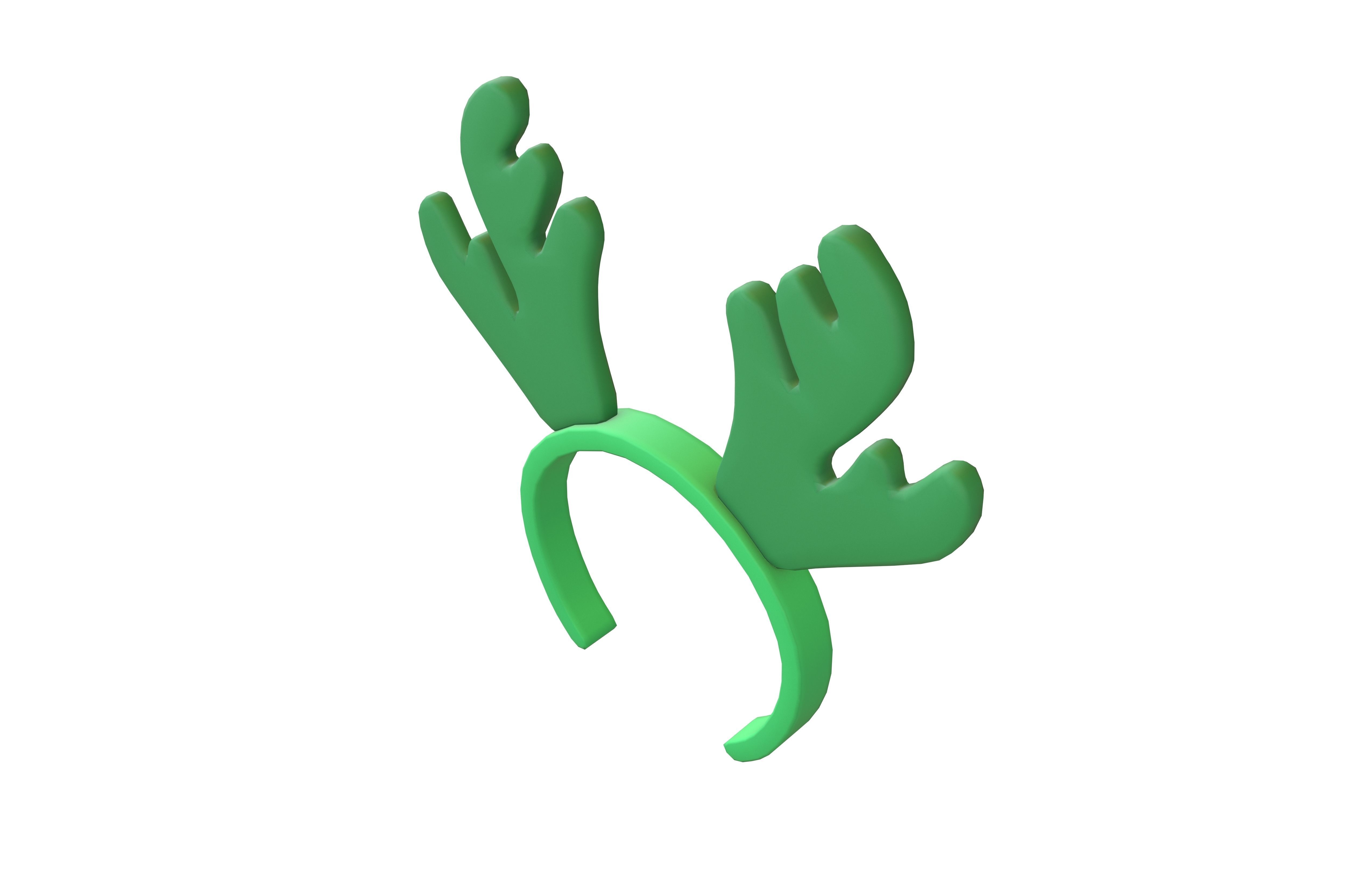 Rudolf Headband v1 003 Low-poly 3D model_2