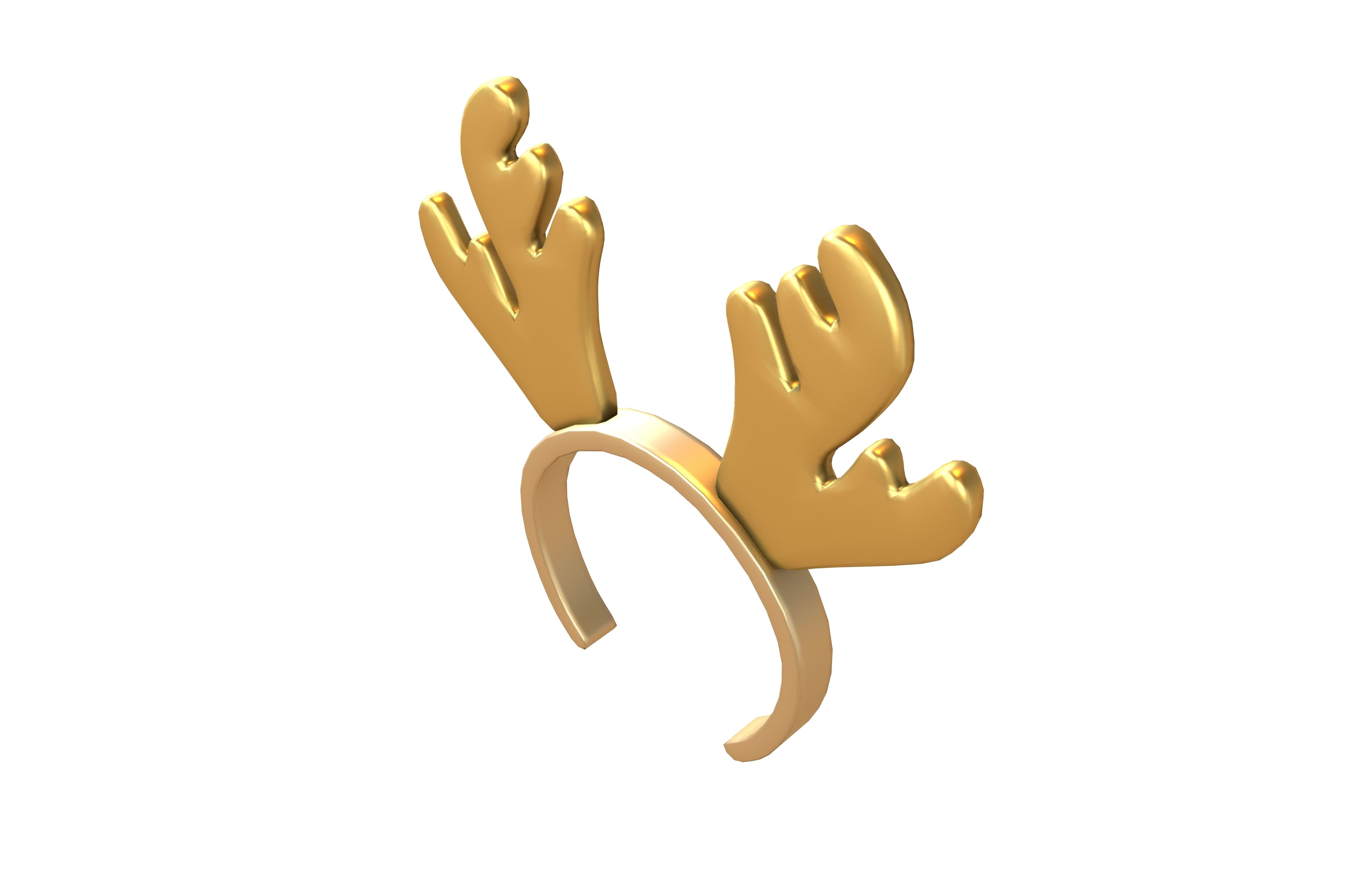 Rudolf Headband v1 004 Low-poly 3D model_2