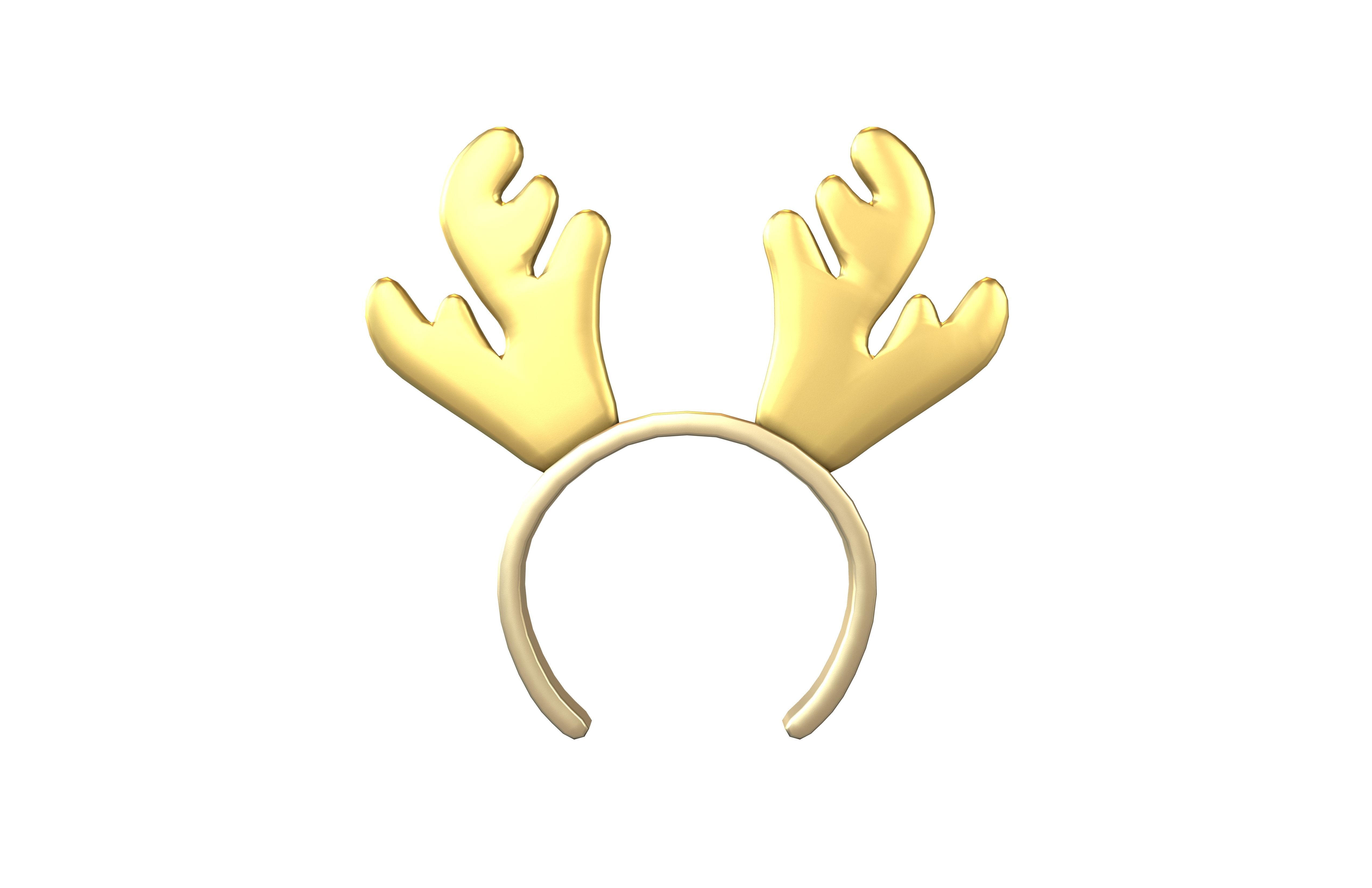 Rudolf Headband v1 004 Low-poly 3D model_1