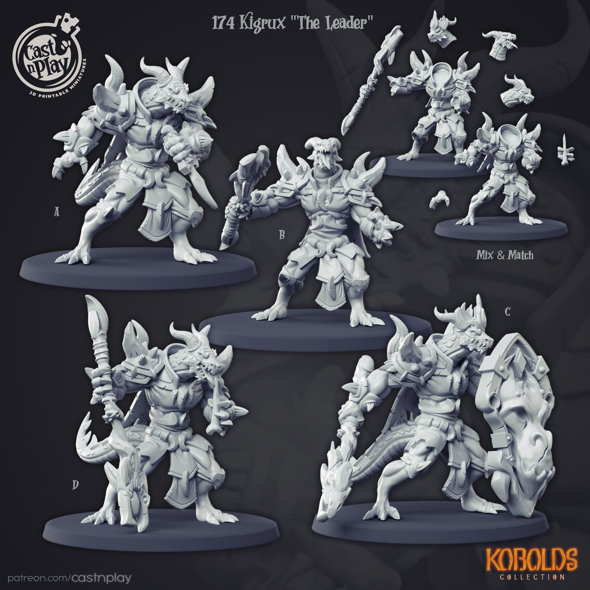 Kobolds 3D Printing Set 3D model 3D printable | CGTrader