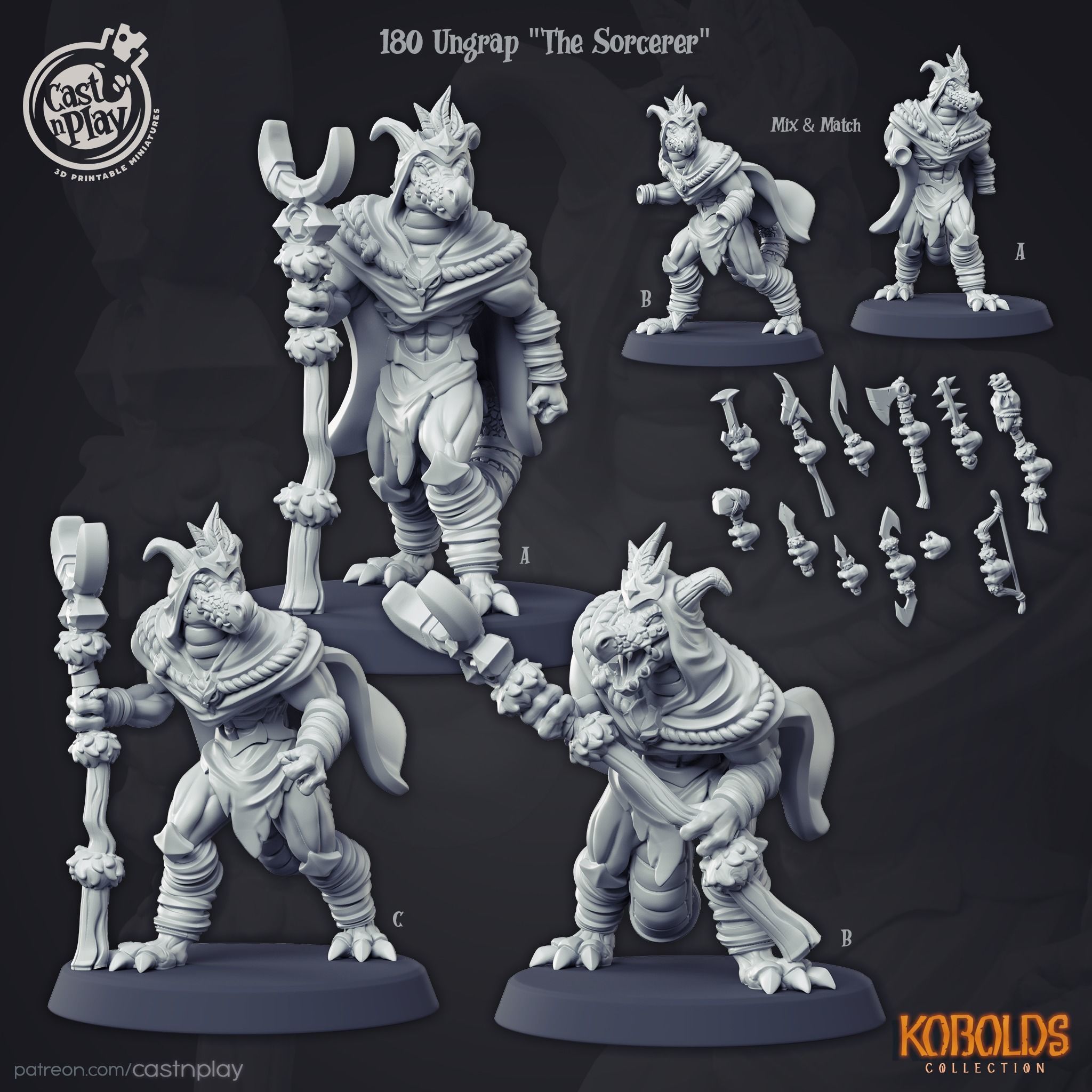 Kobolds 3D Printing Set 3D model 3D printable | CGTrader