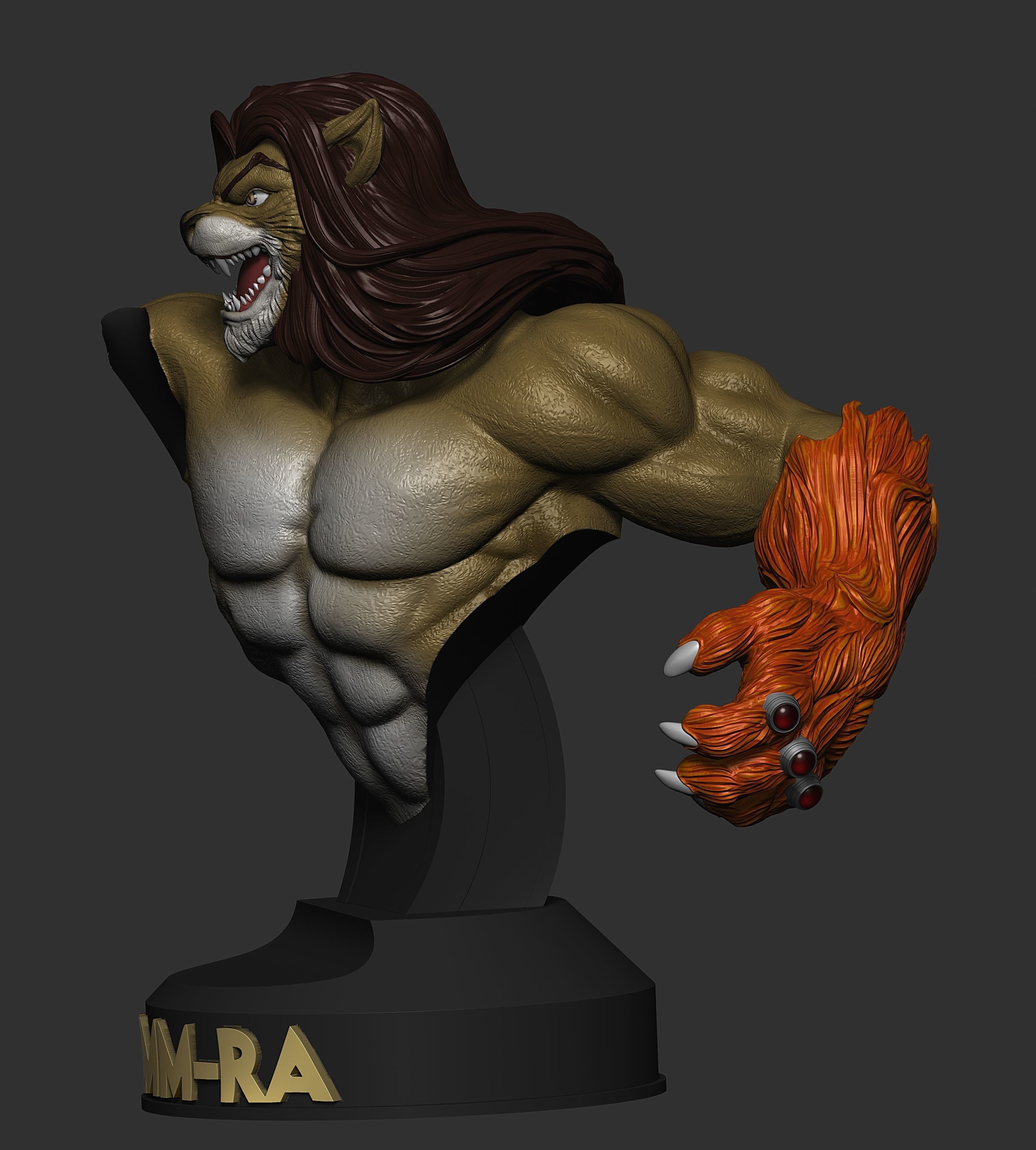 Pumm-Ra Thundercats Gauntlet  Dagger STL 3d printing  3D print model_8