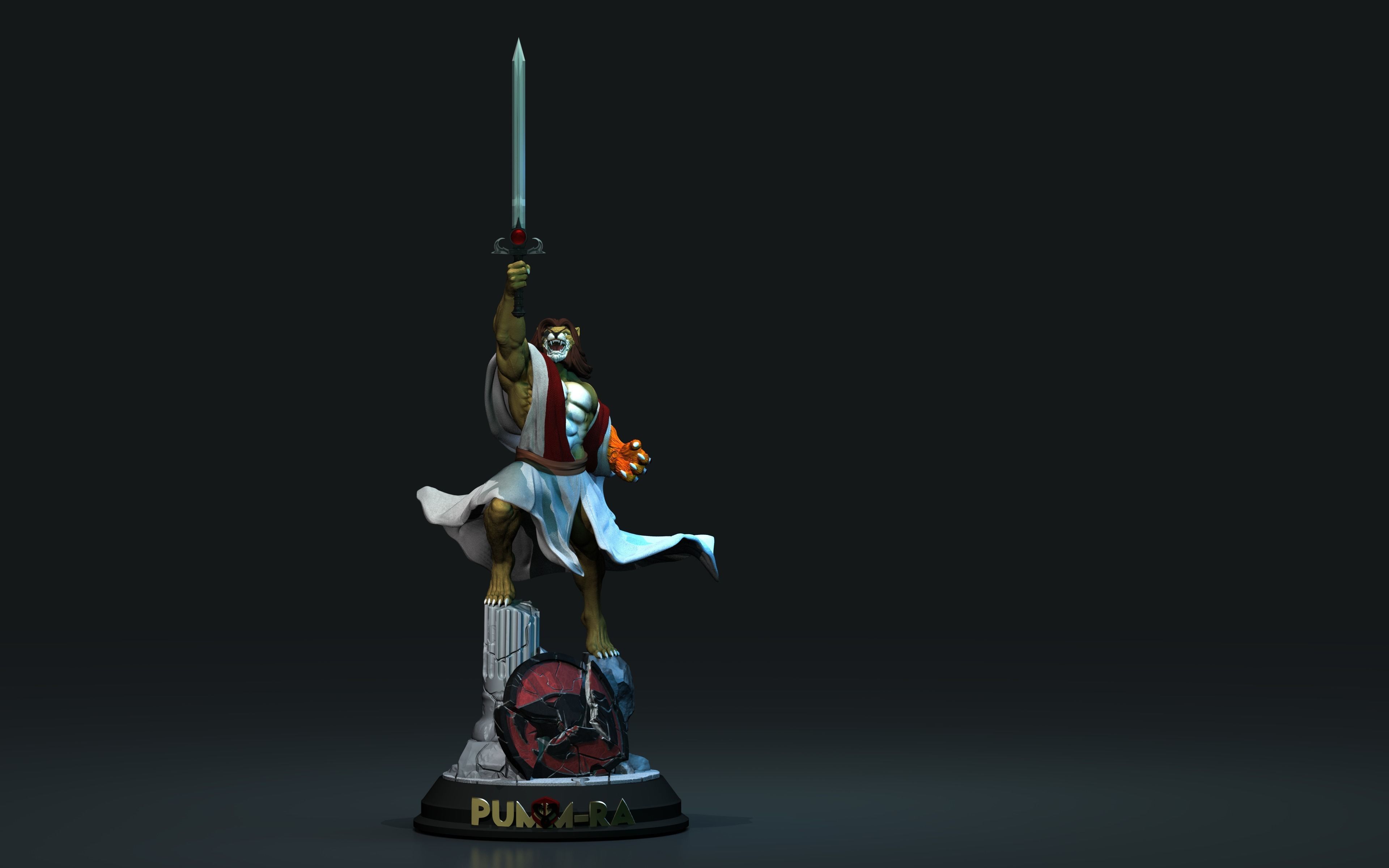 Pumm-Ra Thundercats Gauntlet  Dagger STL 3d printing  3D print model_5