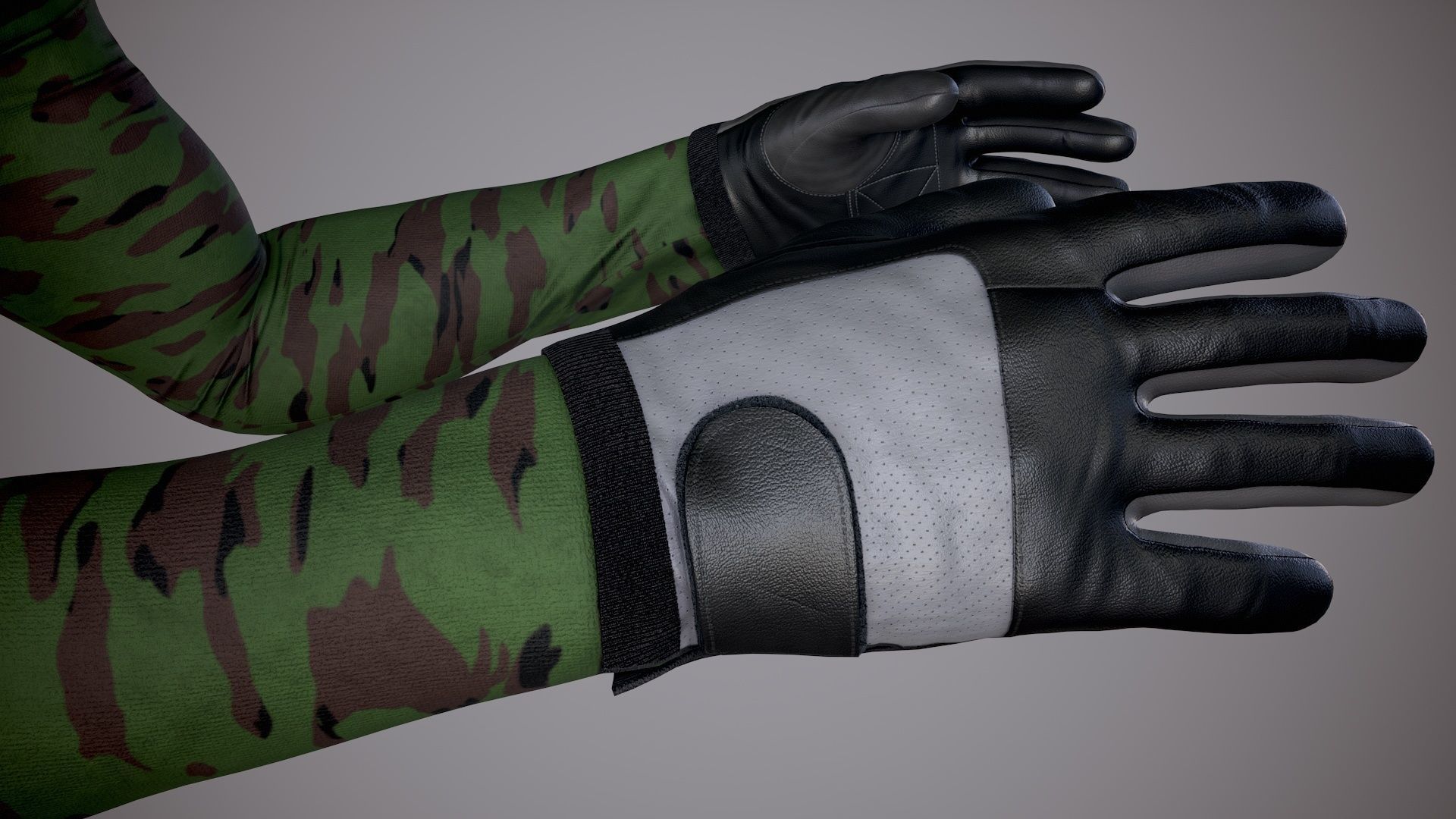 FPS Arms 03a Low-poly 3D model_31