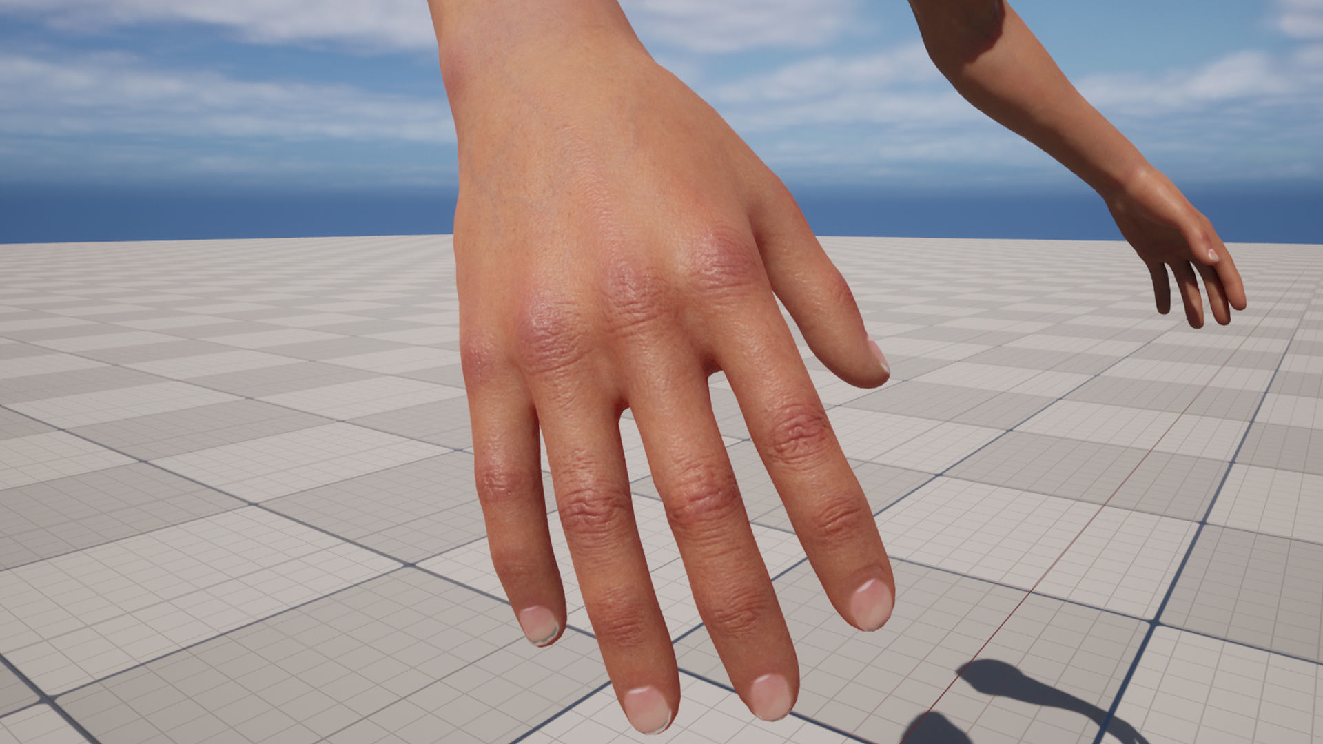 FPS Arms 03a Low-poly 3D model_25