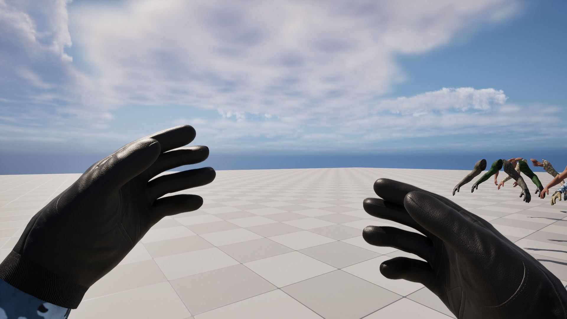 FPS Arms 03a Low-poly 3D model_19