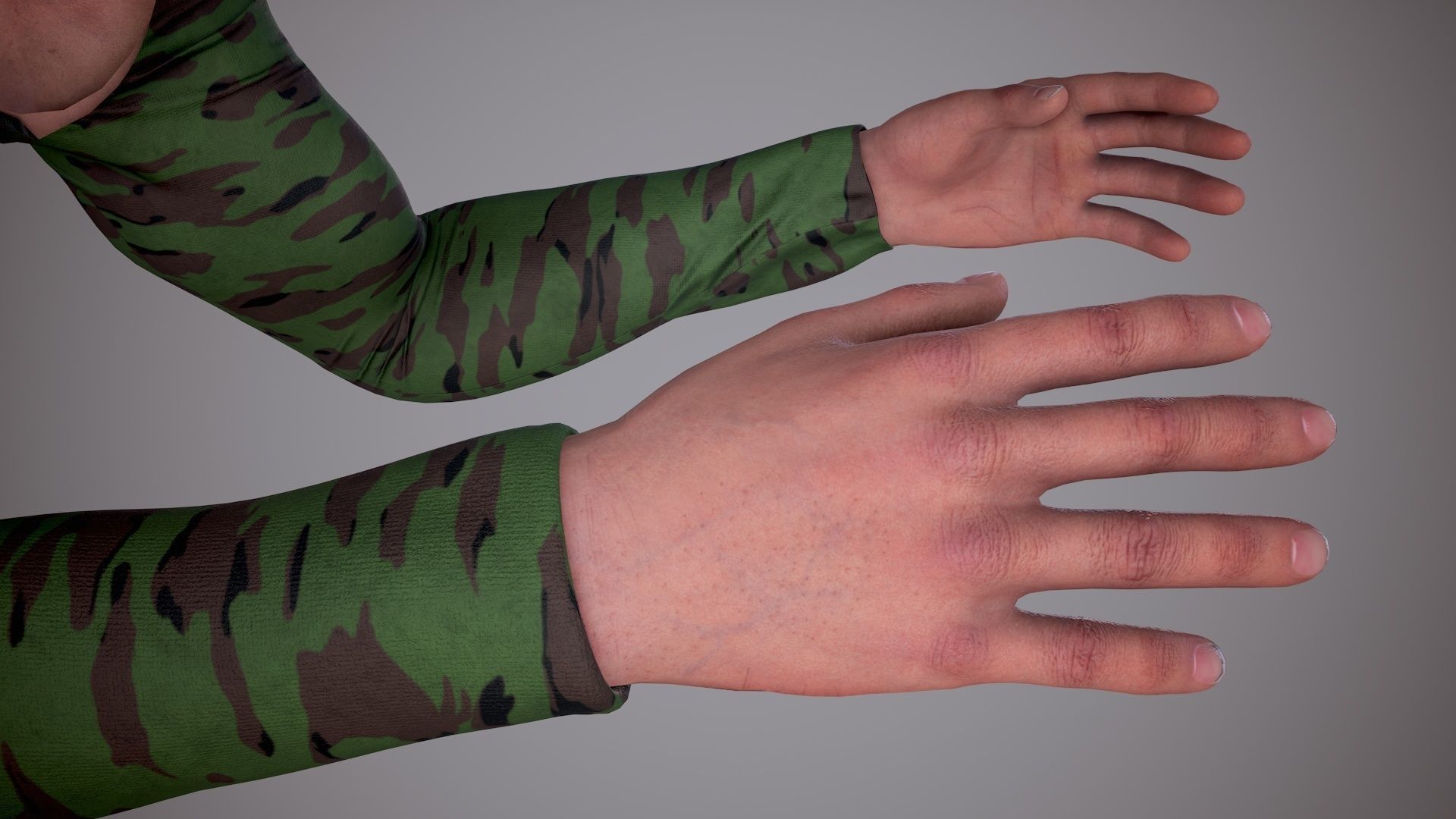 FPS Arms 03a Low-poly 3D model_30