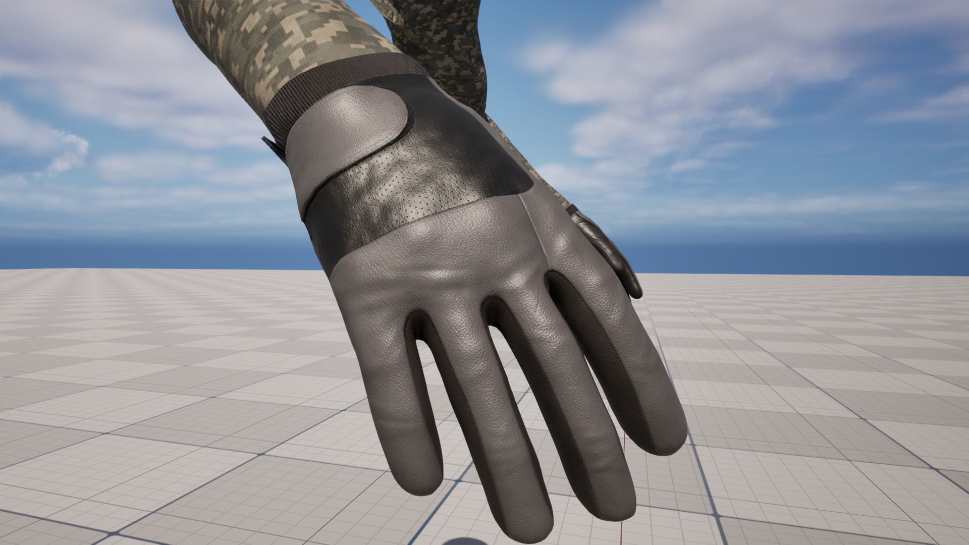 FPS Arms 03a Low-poly 3D model_23