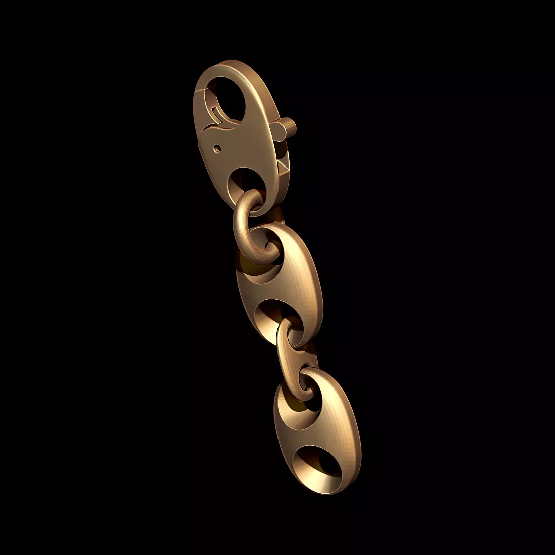 Marina Chain with Clasp 3D print model_0