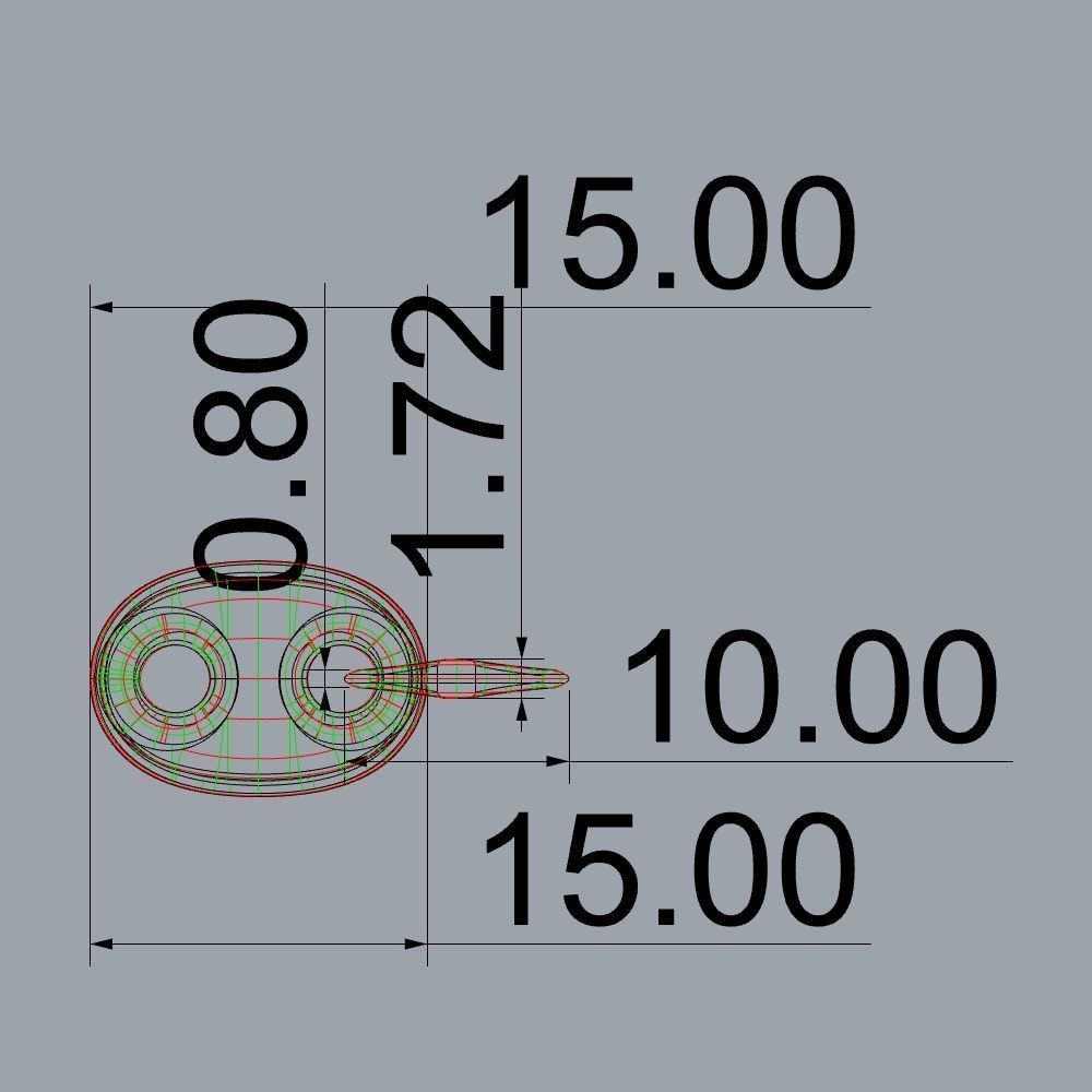 Marina Chain with Clasp 3D print model_5
