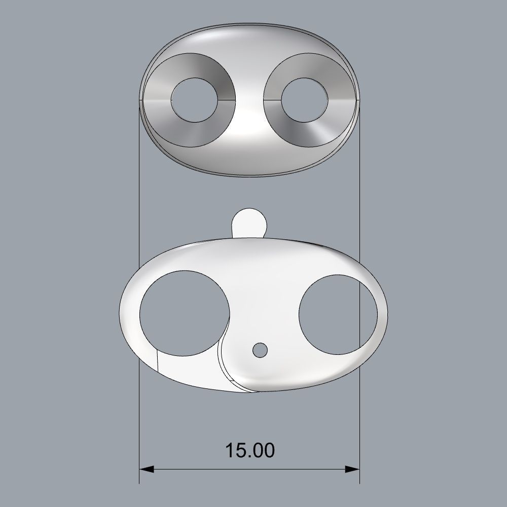 Marina Chain with Clasp 3D print model_6