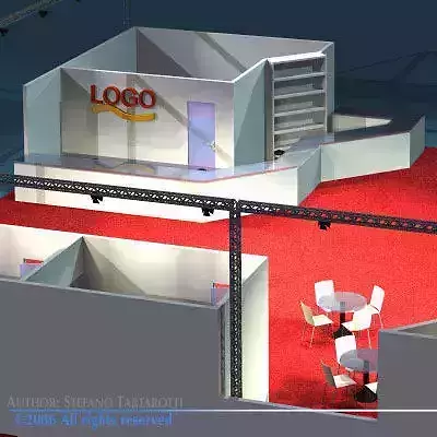 Fair stand 3D model