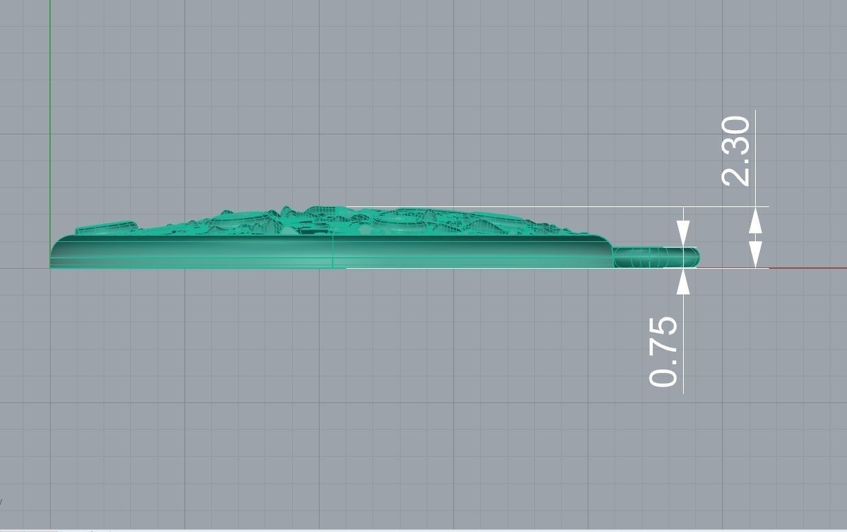 Moon Pendant 3D print model_5