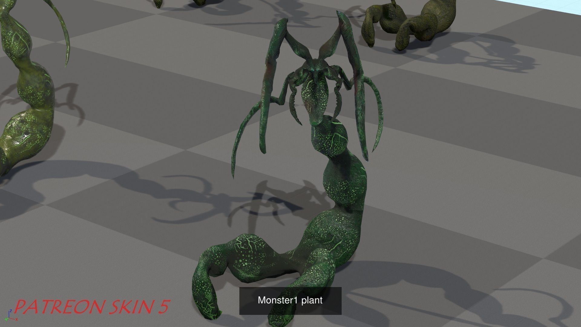 Custom rigged animated game-ready monsters collection 1 _5