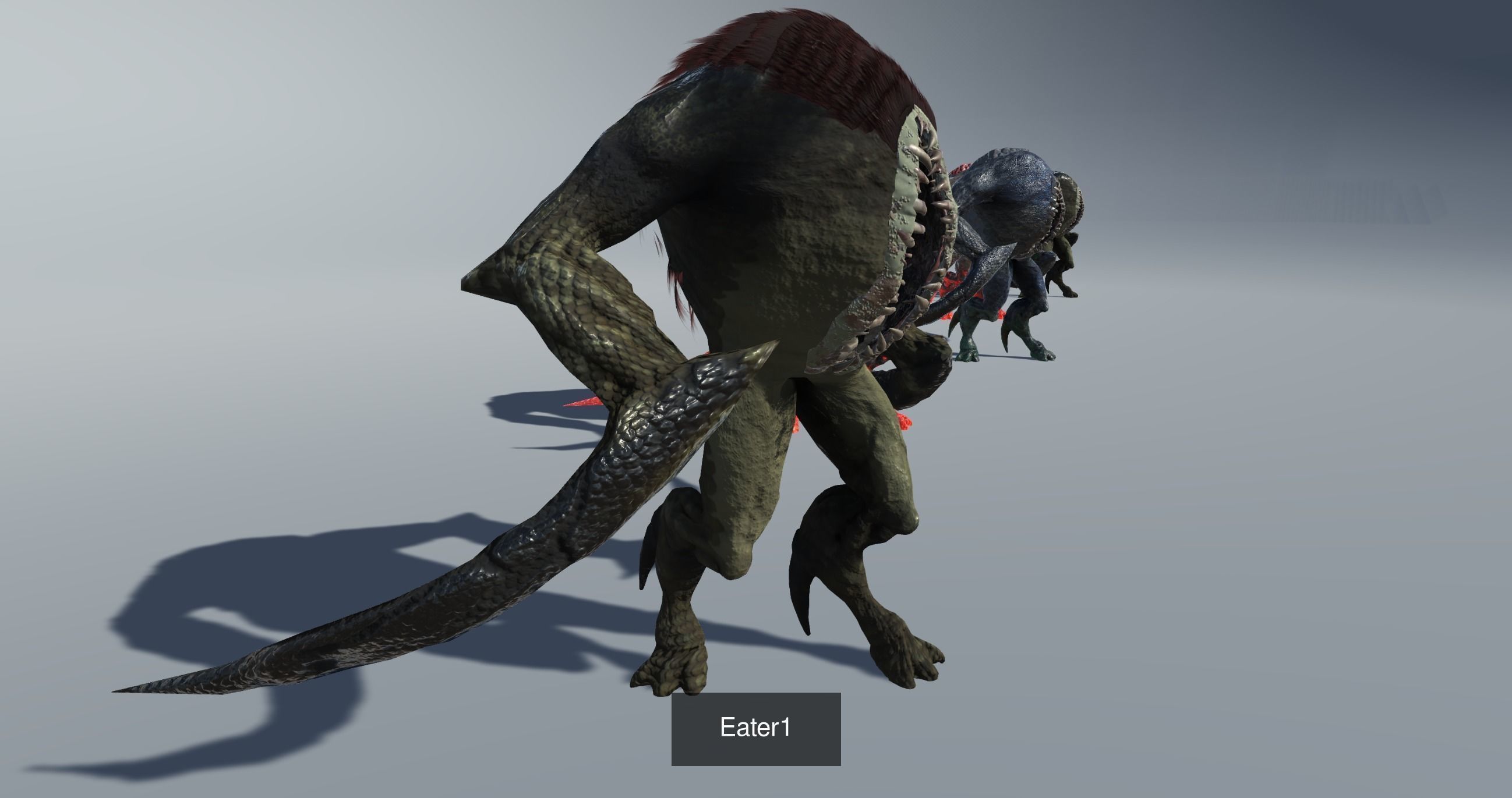 Custom rigged animated game-ready monsters collection 1 _6