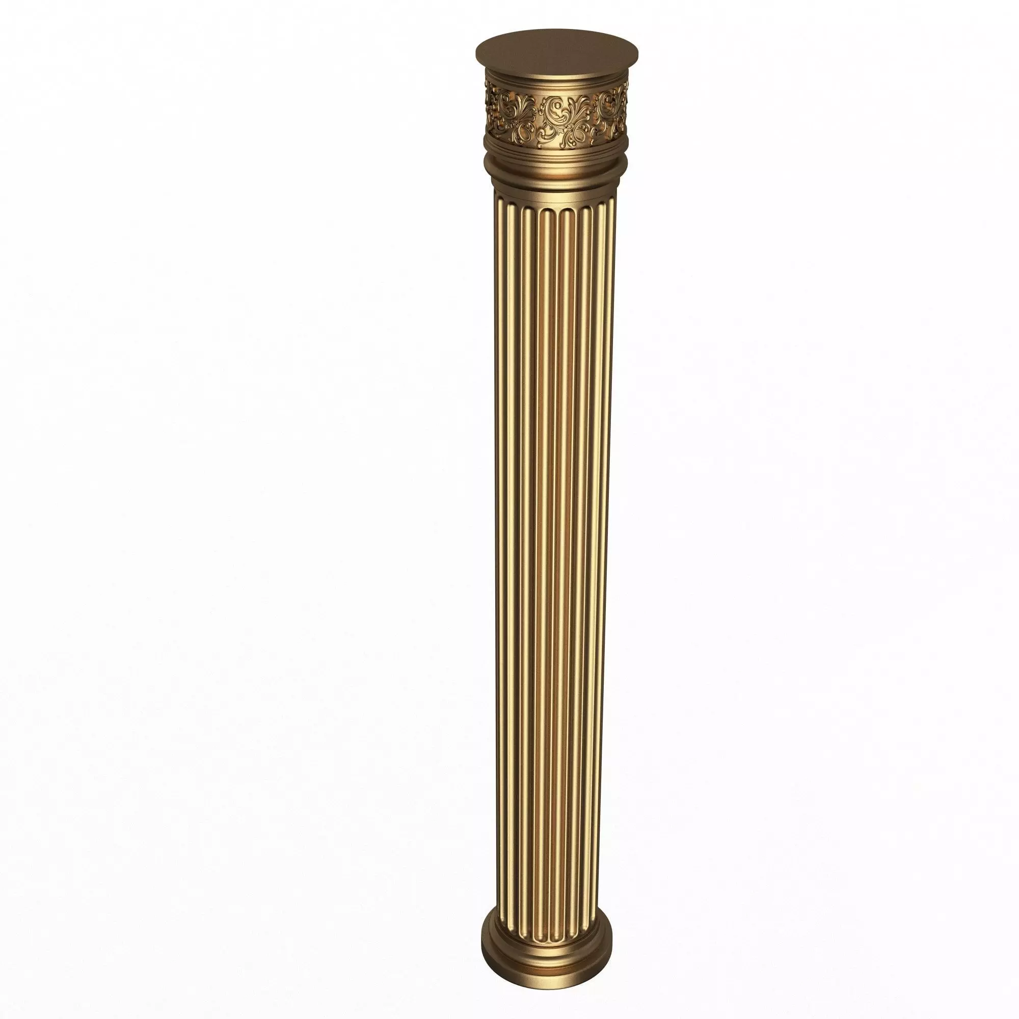 Column Capital 1305 Low-poly 3D model