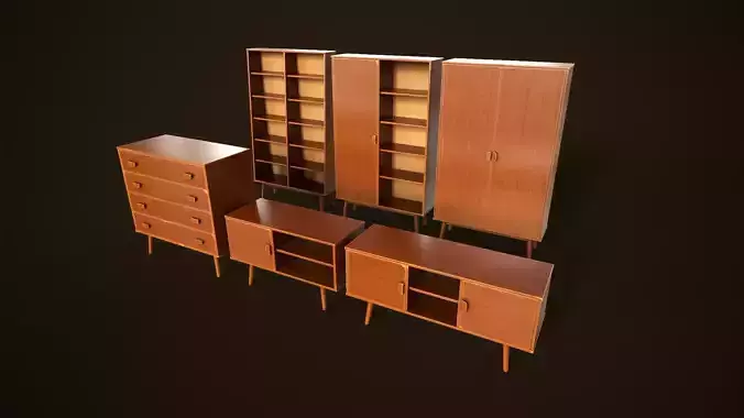 Retro furniture set