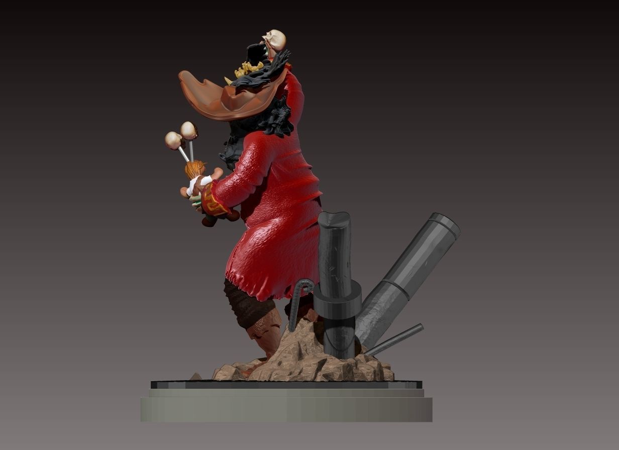 LeChuck from Monkey Island 2 3D print model_4
