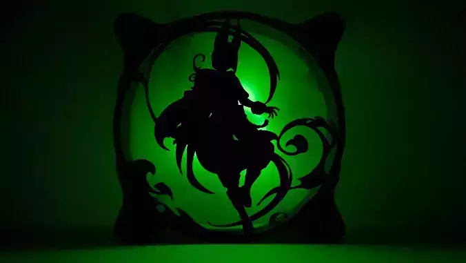 Genshin Impact Tighnari PC fan cover  3D print model