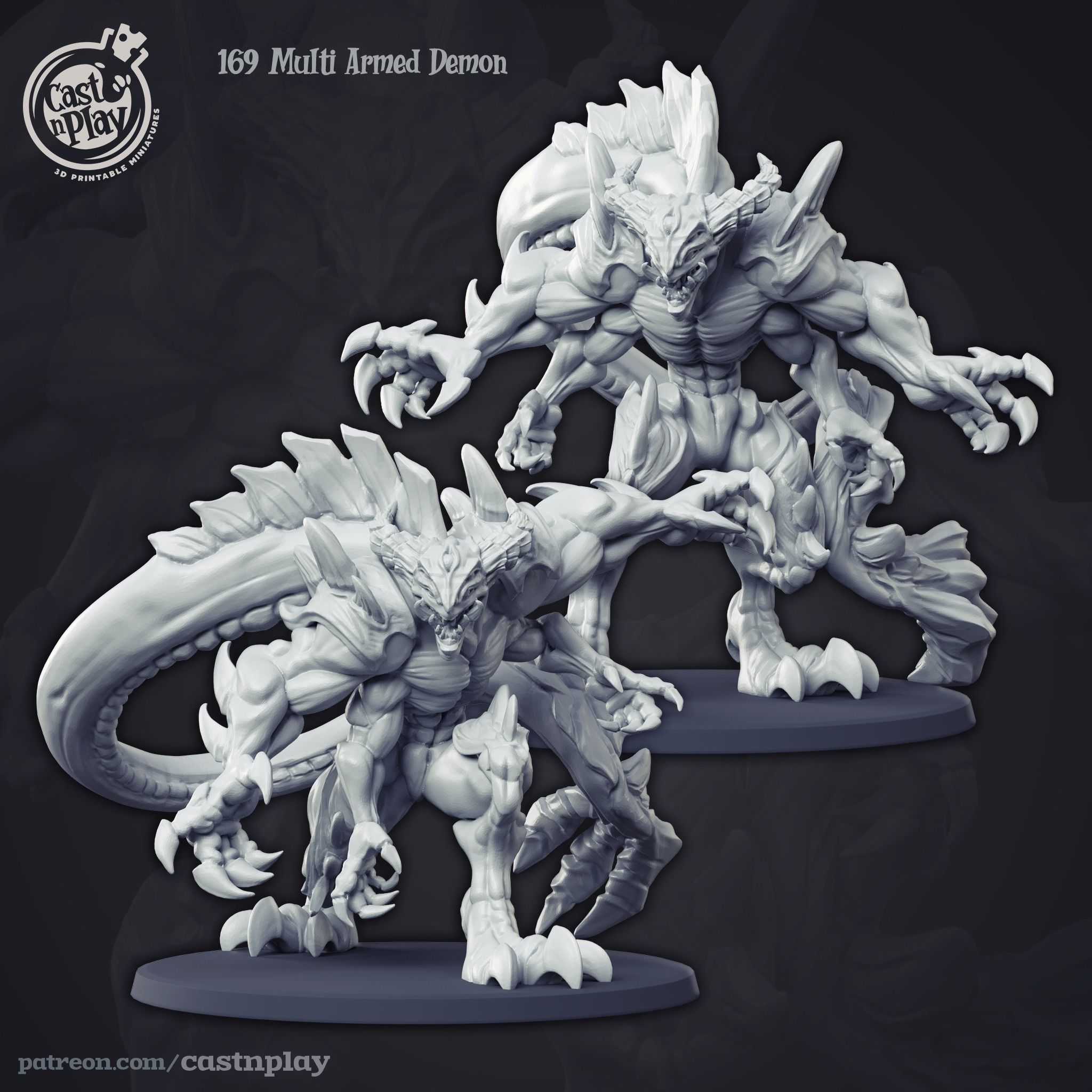 Demon Hunters 3D Printing Collection 3D print model_1