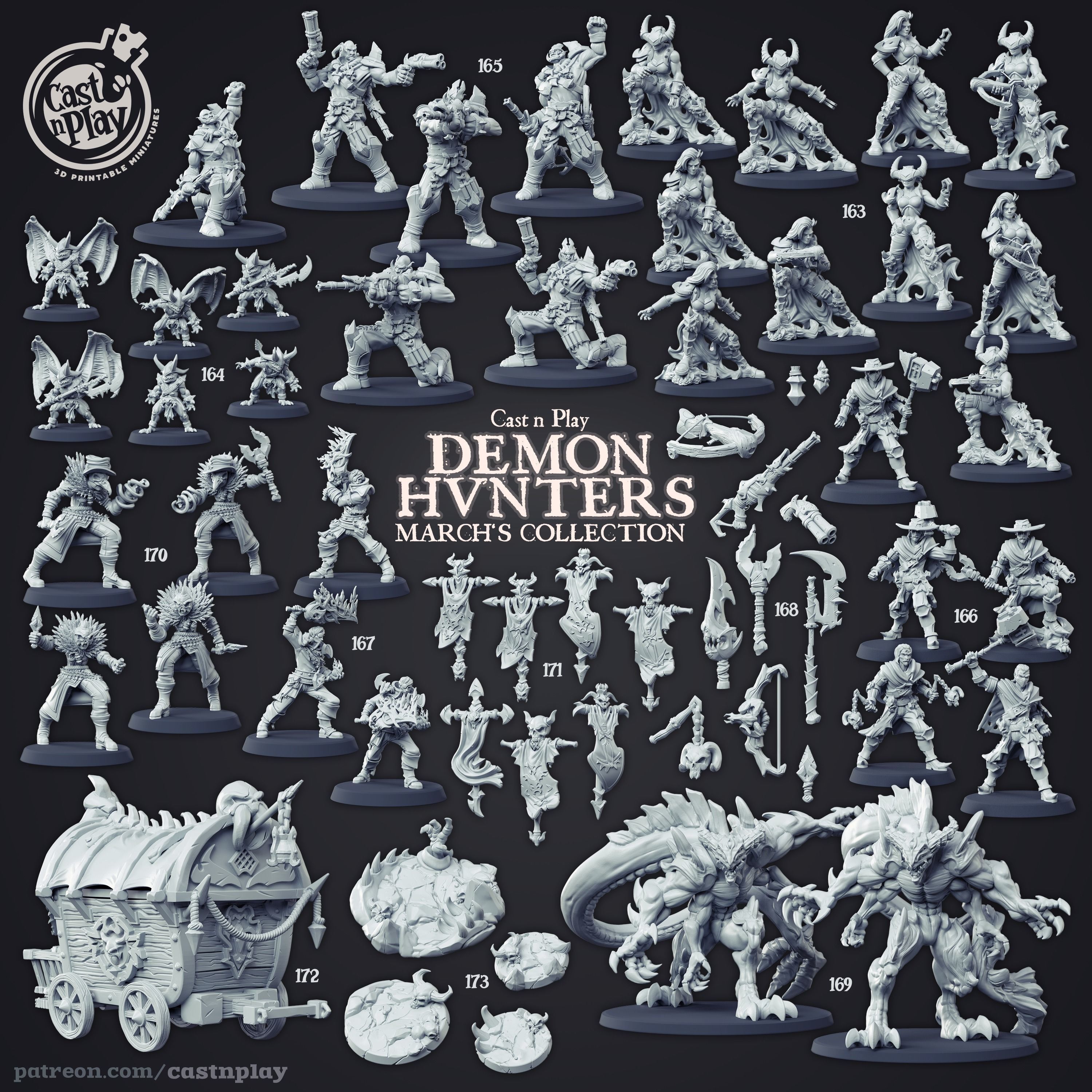 Demon Hunters 3D Printing Collection 3D print model_11