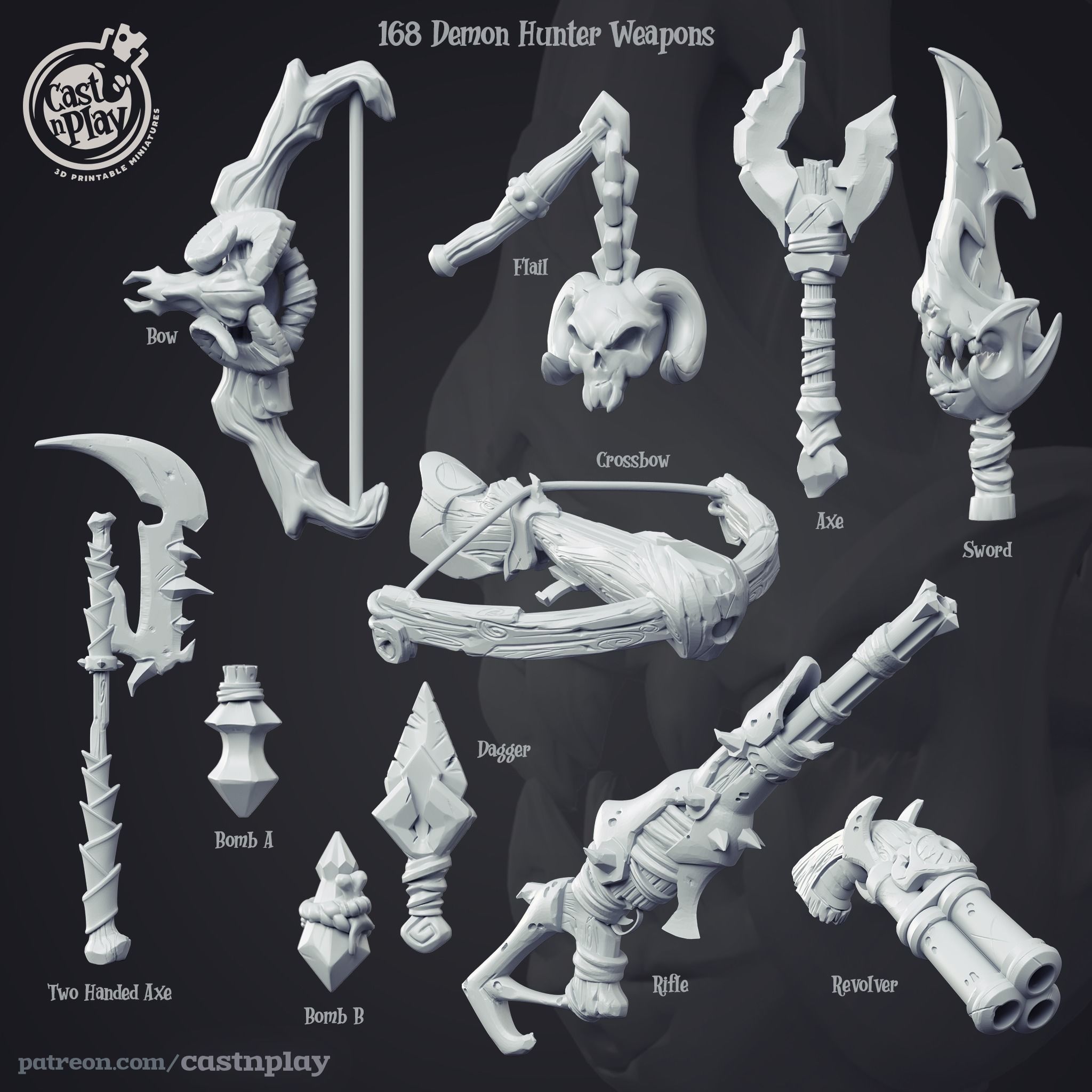Demon Hunters 3D Printing Collection 3D print model_10