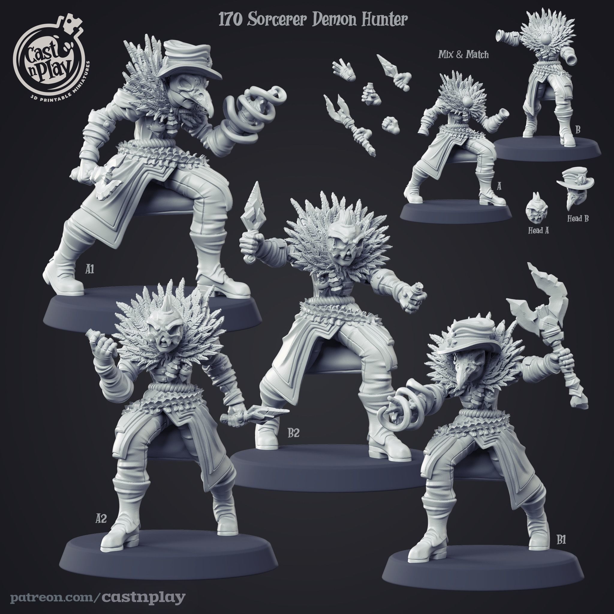 Demon Hunters 3D Printing Collection 3D print model_2
