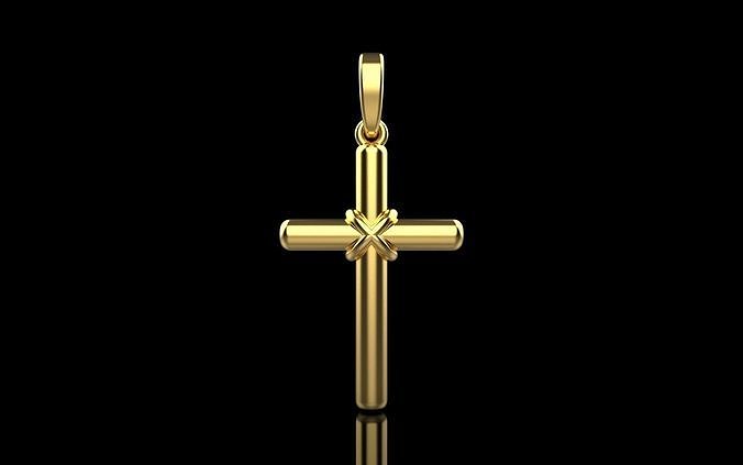 Cylindrical cross model 522 3D print model