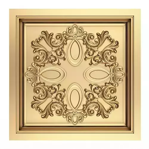 Carved Ceiling Tile 06