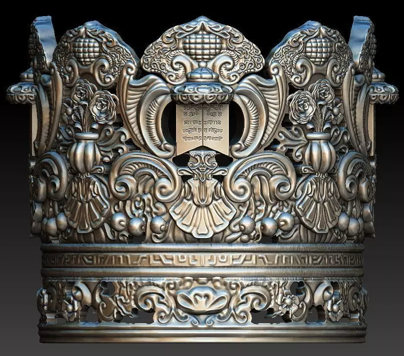 Torah crown  3D print model_0