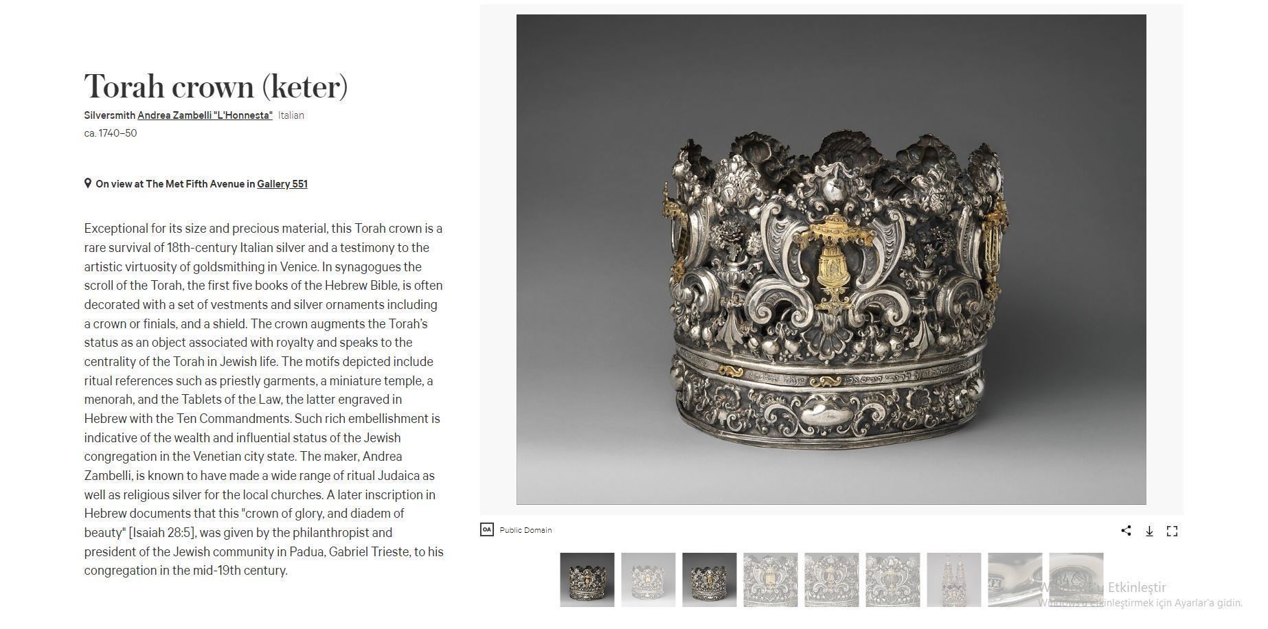 Torah crown  3D print model_4