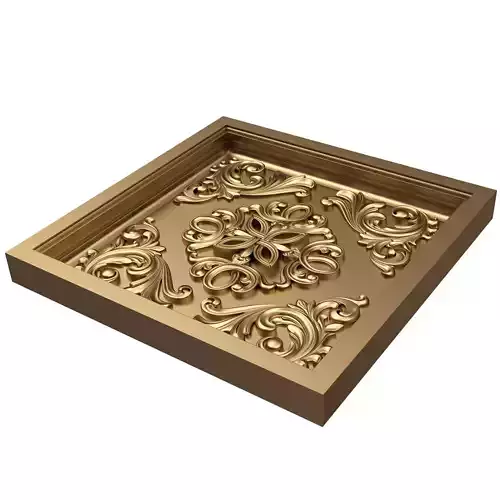 Carved Ceiling Tile 07