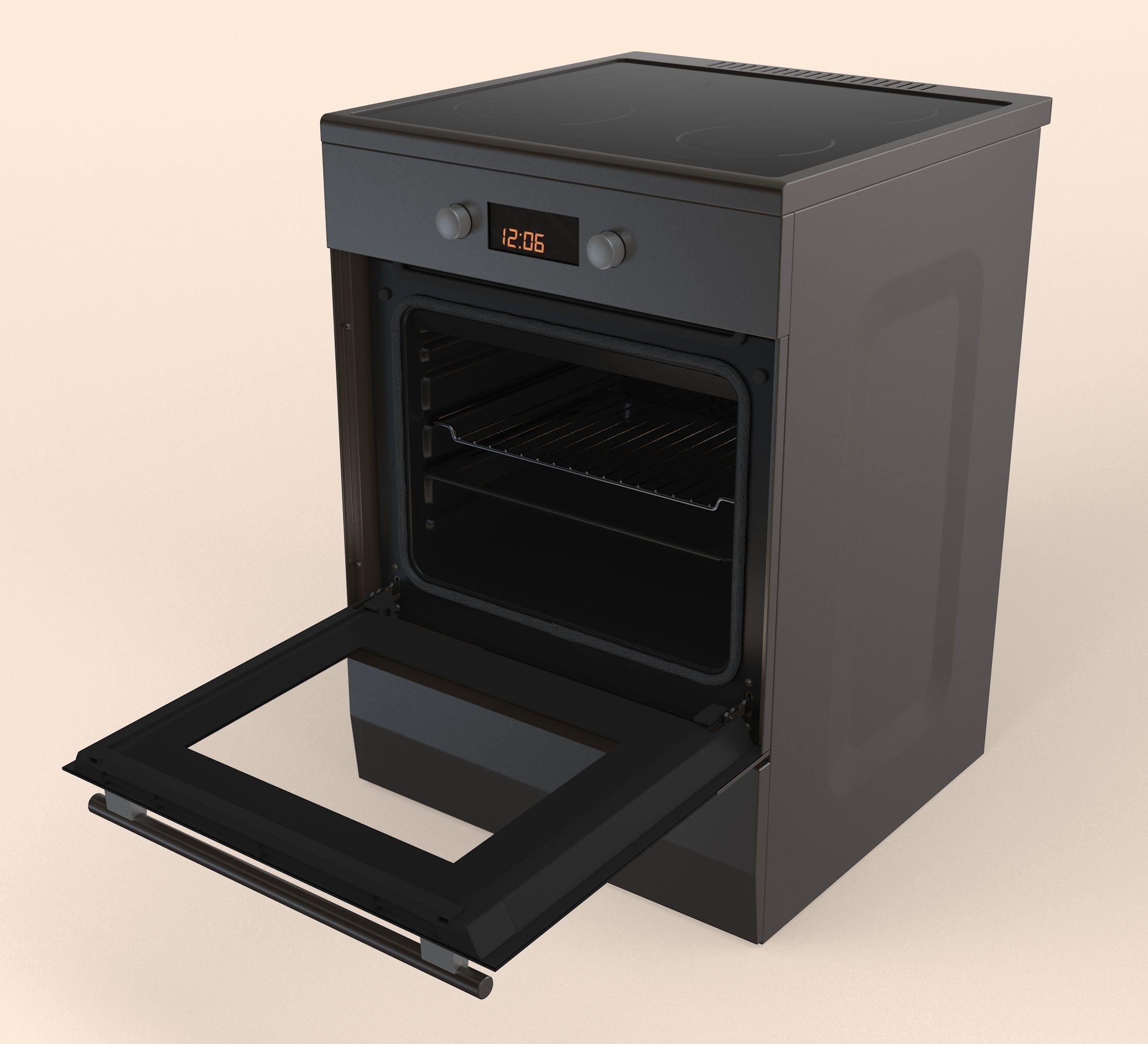 Electric Stove 3D model_6