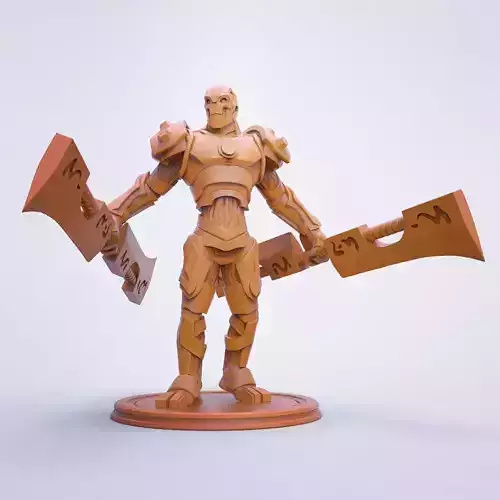 Comet Lord 3D Printed Artwork 3D print model