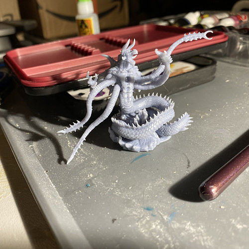 Michael vs Satan 3D Printing Masterpiece 3D print model