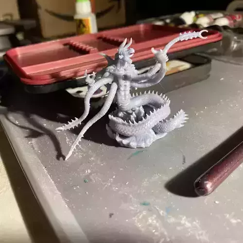 Michael vs Satan 3D Printing Masterpiece