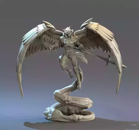 Samyaza 3D Printed Sculpture 3D print model