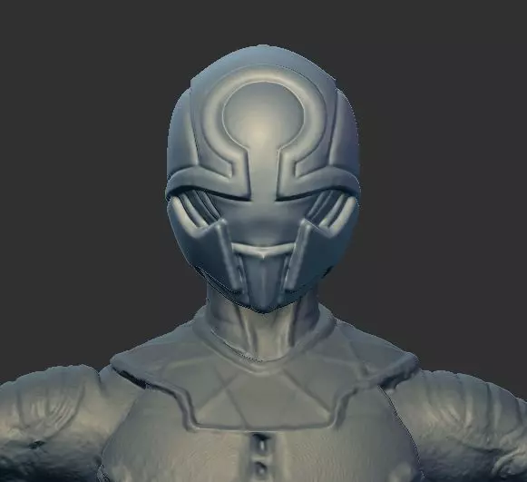 Black Moon Head Scan for Toys 3D print model
