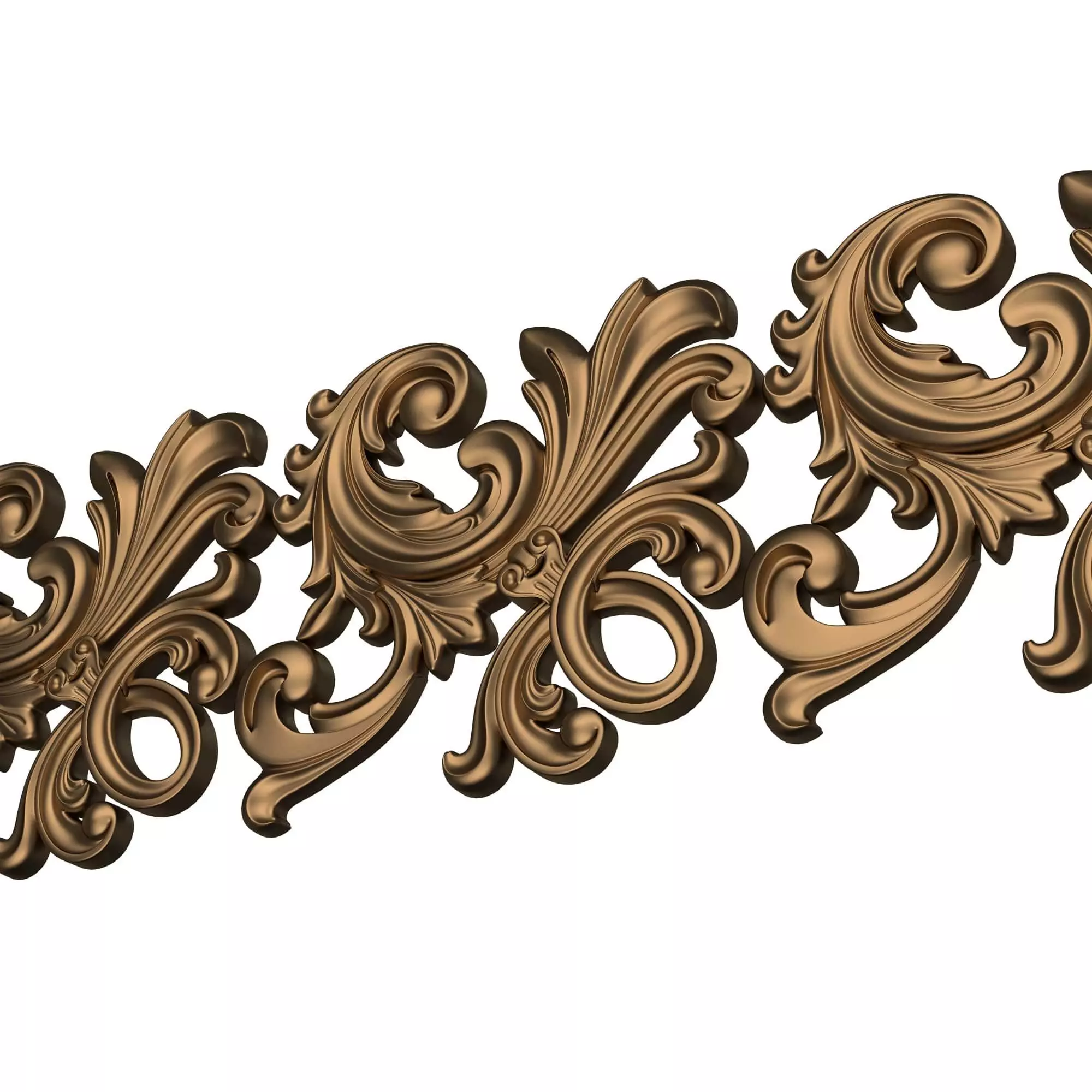 Ornament Element Molding 036 Low-poly 3D model