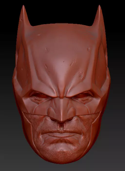 head batman lee barmejo  3D print model_0